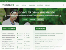 Tablet Screenshot of contravir.com